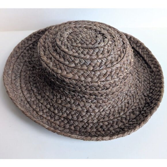 HELEN KAMINSKI Australia Handmade Brown Braided Raffia Sun Hat main image 4